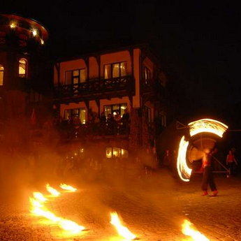 Fire Show, vibrant corporate holiday