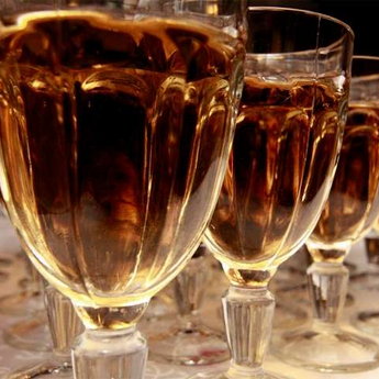 Exquisite alcohol on New Year's feast