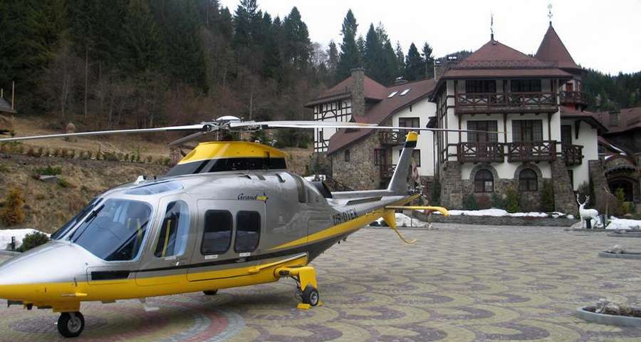 Helicopter in Vezha Vedmezha