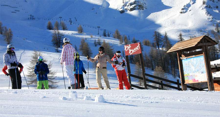 Skiers, Carpathians