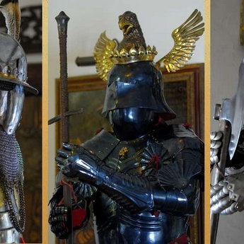 Medieval knight's armor, Vezha Vedmezha Hotel