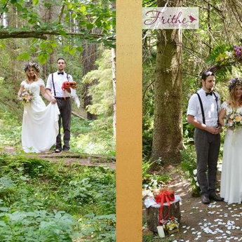 Wedding ceremony in the Carpathians, Slavs'ke