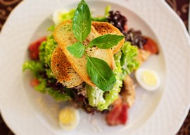 Chicken Caesar salad